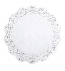 Pack 8 blondas papel 36cm...