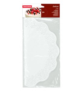 Pack 8 blondas papel 36cm...